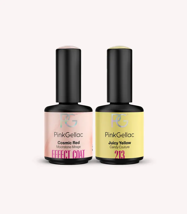 pink-gellac-effekt-coat-set-cosmic-red-effekt-topcoat-bundle image 1