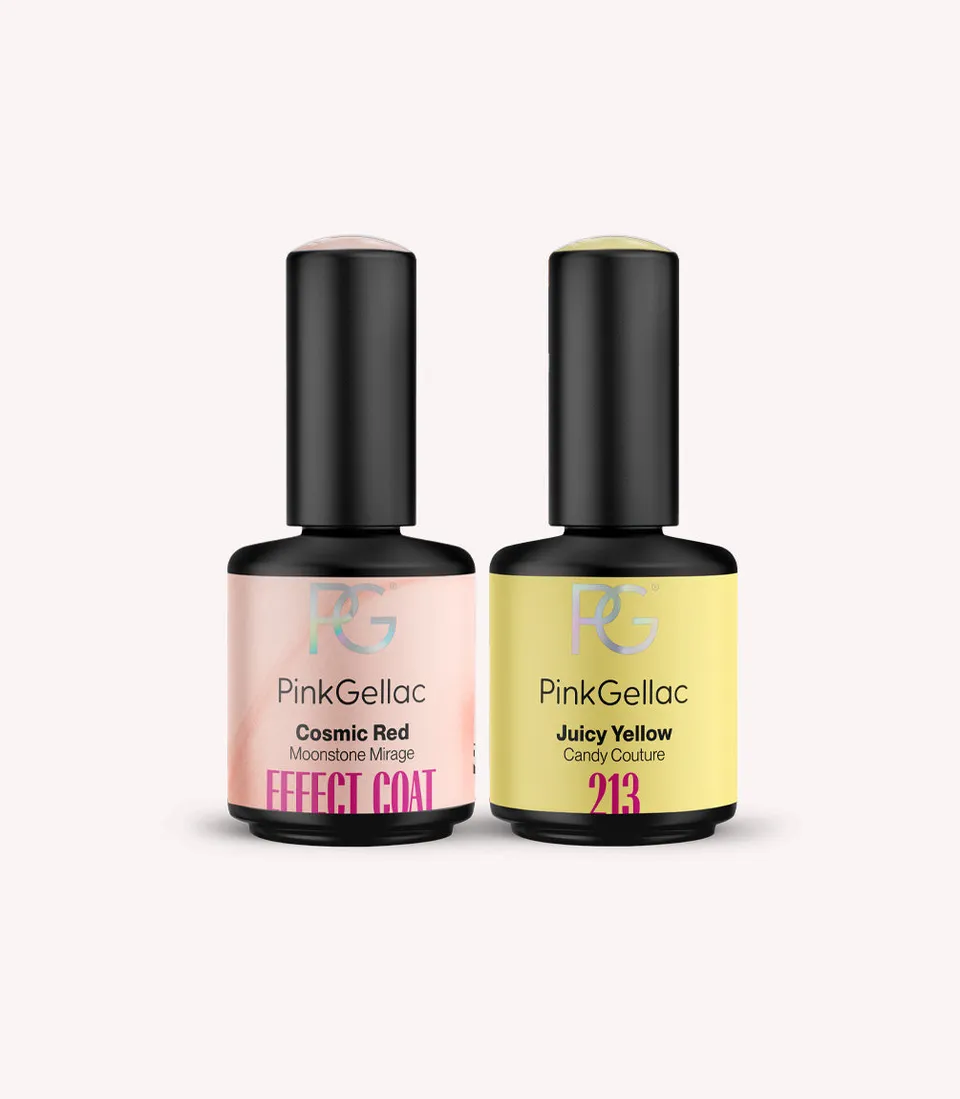 pink-gellac-effekt-coat-set-cosmic-red-effekt-topcoat-bundle image 1