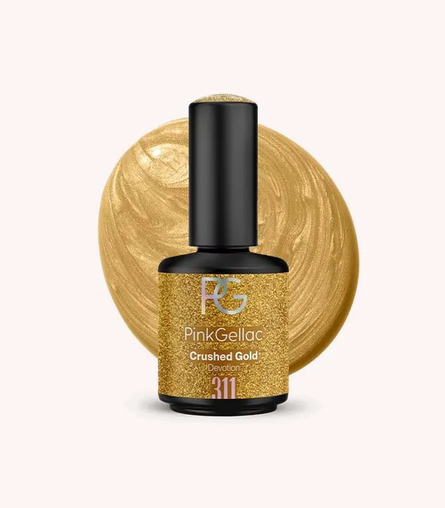 pink-gellac-311-crushed-gold-gel-nagellack image 1