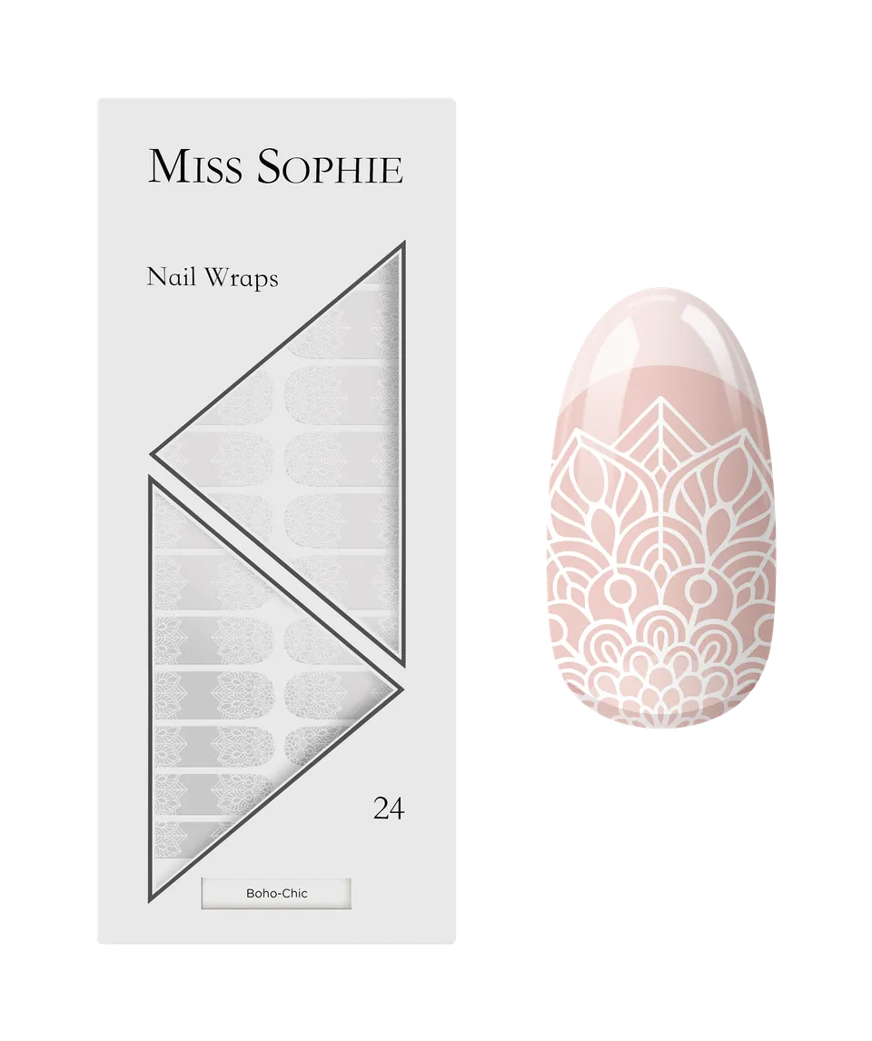 miss-sophie-boho-chic-nail-wraps-transparent-bohemian-hochzeit image 1