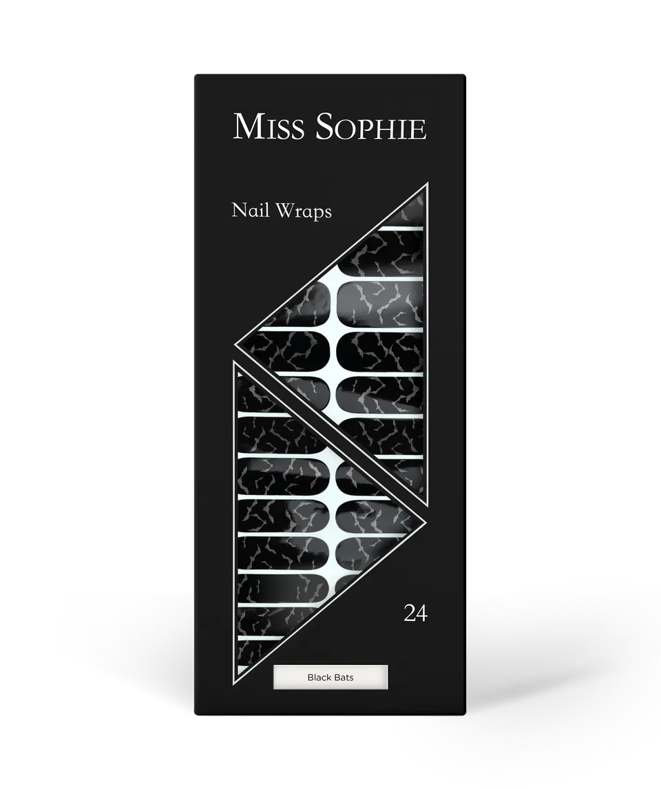 miss-sophie-black-bats-nail-wraps-halloween image 1