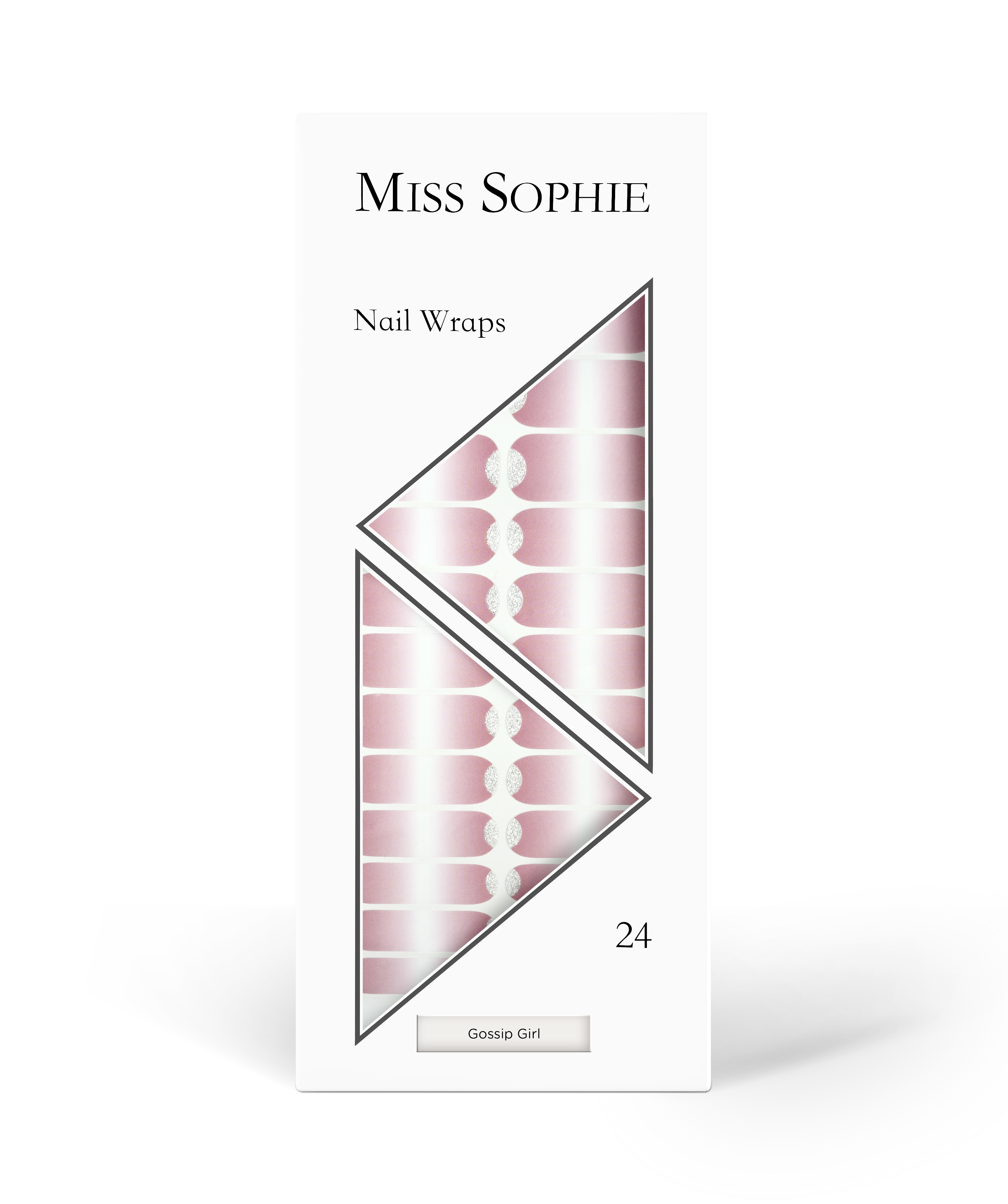 miss-sophie-gossip-girl-nagelfolien-ros-babyboomer-mit-glitzer image 4