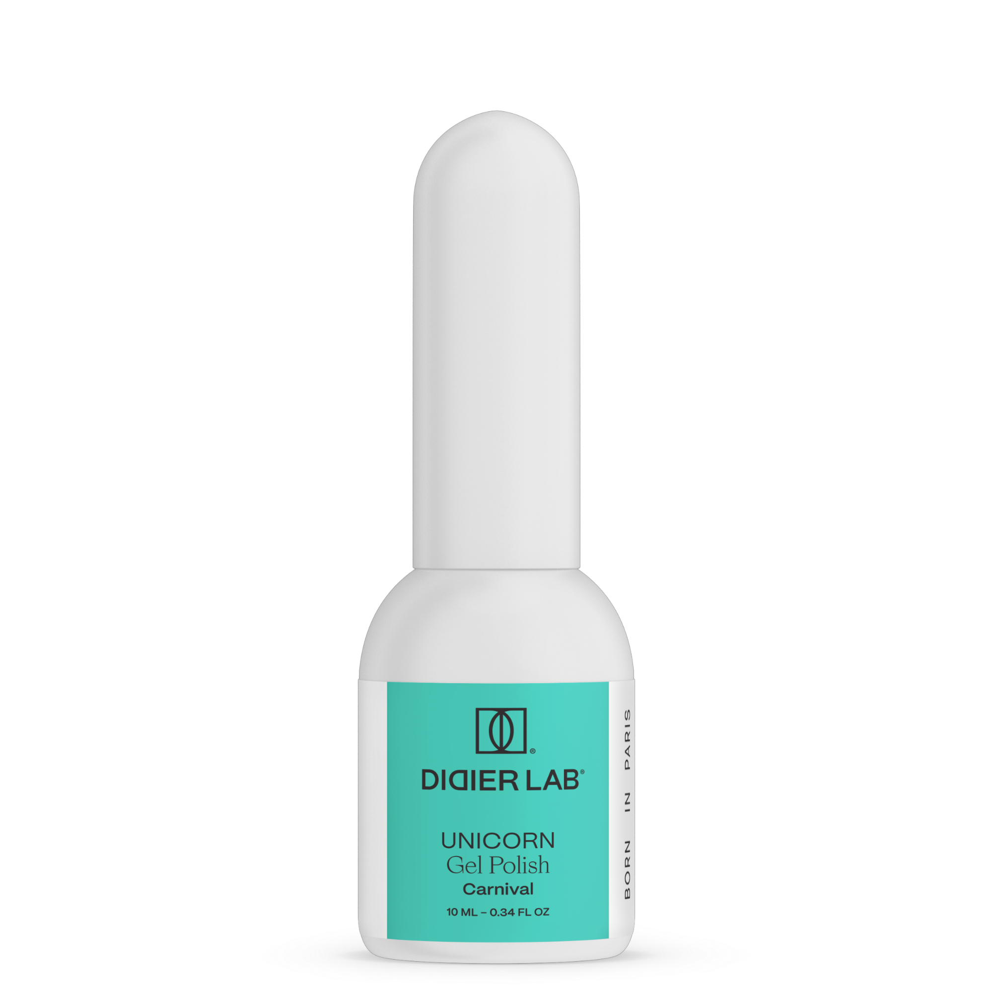 didier-lab-unicorn-carnival-uv-nagellack-10ml-gr-n-mit-bunt-partikeln-hema-tpo-f image 1