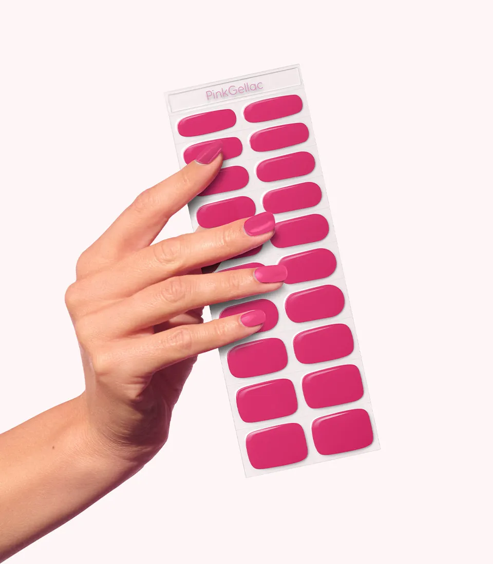 pink-gellac-023-rosy-red-gel-nagelsticker-manik-re-klassikrot-mit-rosa-untert-ne image 1