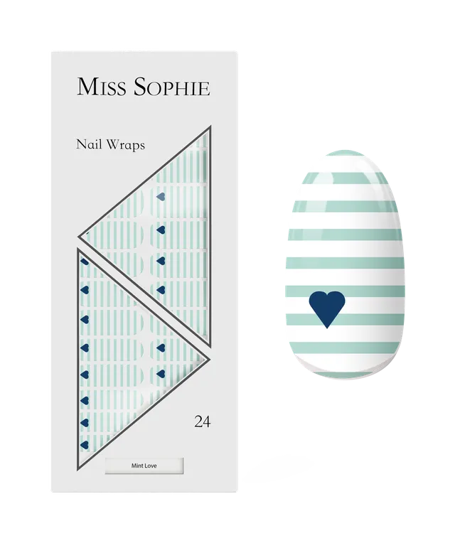 miss-sophie-mint-love-nagelfolien image 1