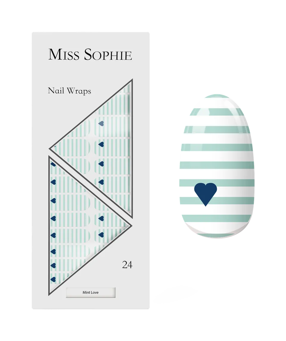 miss-sophie-mint-love-nagelfolien image 1
