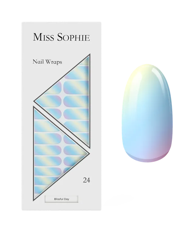 miss-sophie-blissful-day-nail-wraps-regenbogen-farbverlauf image 1