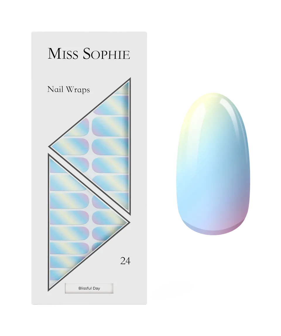 miss-sophie-blissful-day-nail-wraps-regenbogen-farbverlauf image 1