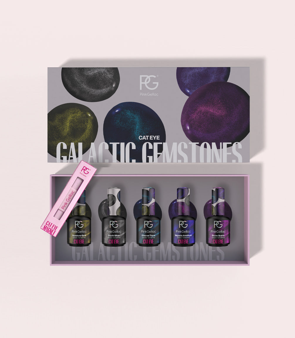 pink-gellac-cat-eye-set-mit-magnet-galactic-gemstones-collection image 1