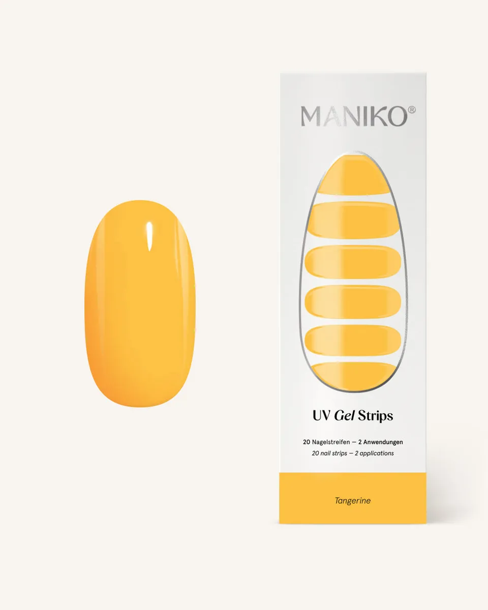 maniko-tangerine-uv-gel-strips image 1