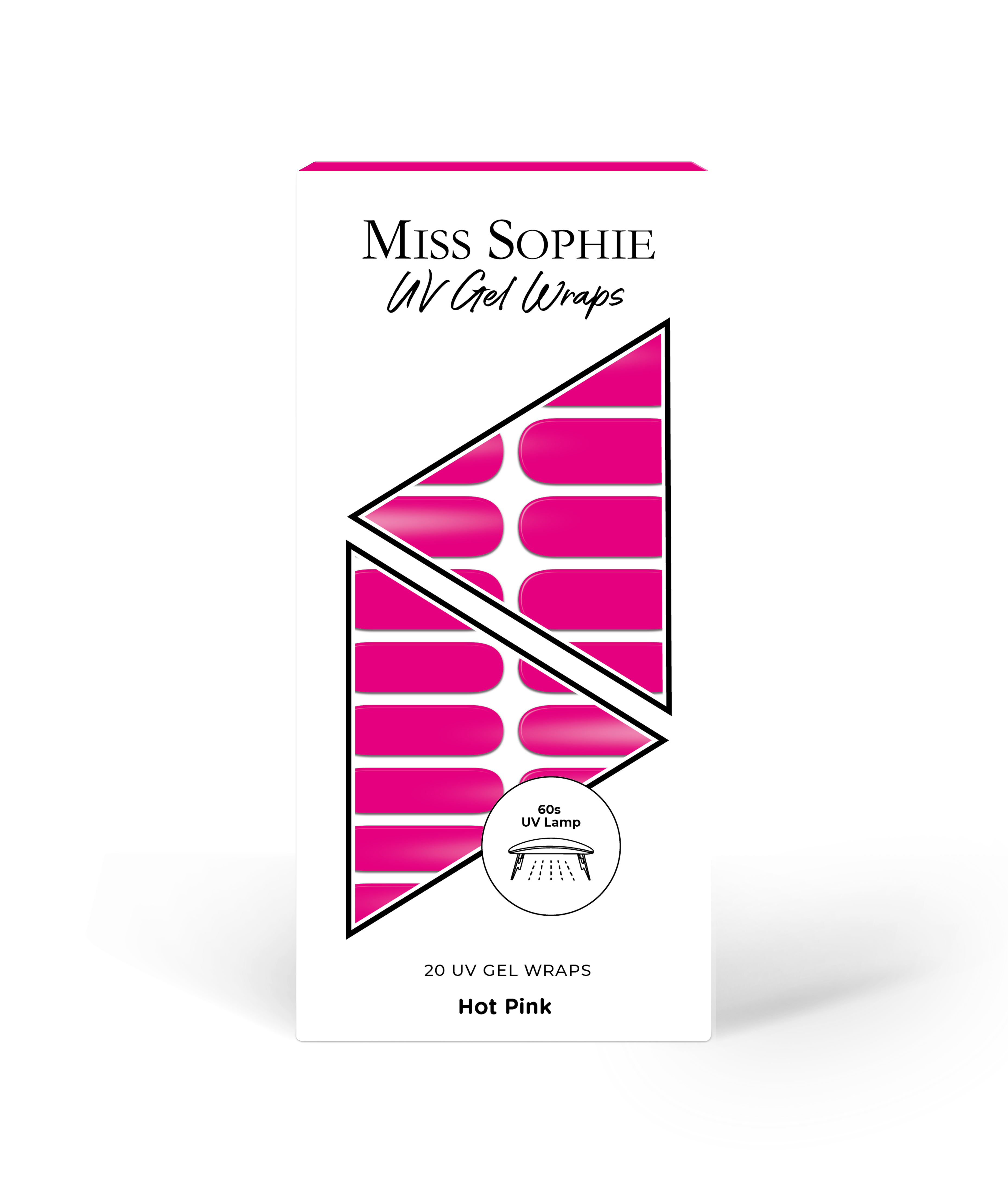 miss-sophie-hot-pink-uv-gel-wraps-neon-pink image 1