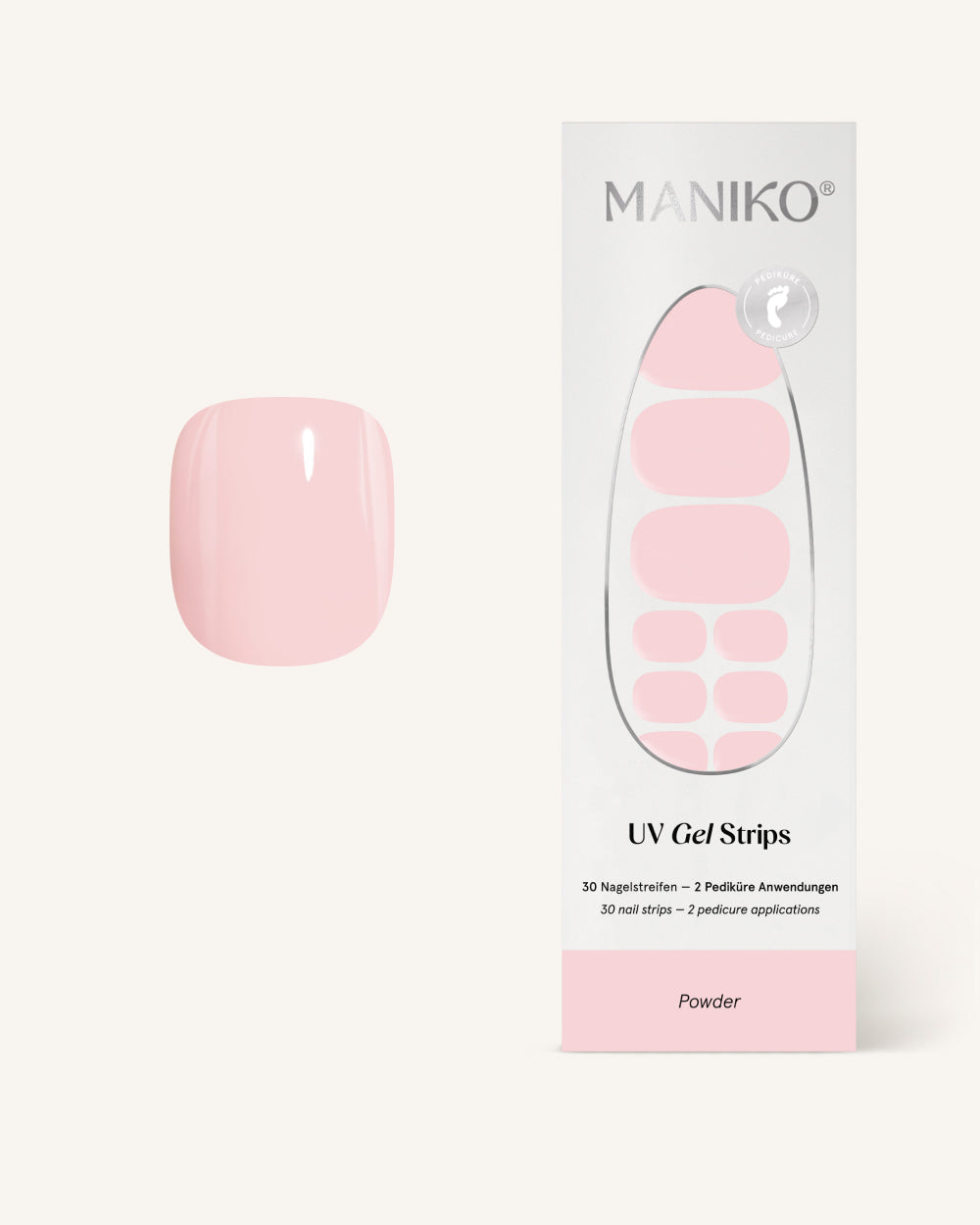 maniko-powder-uv-pedi-gel-strips image 1