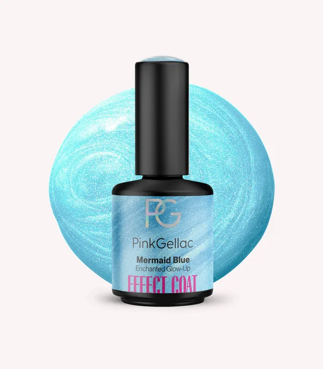 pink-gellac-effect-coat-mermaid-blue-blauer-schimmer-topcoat image 1
