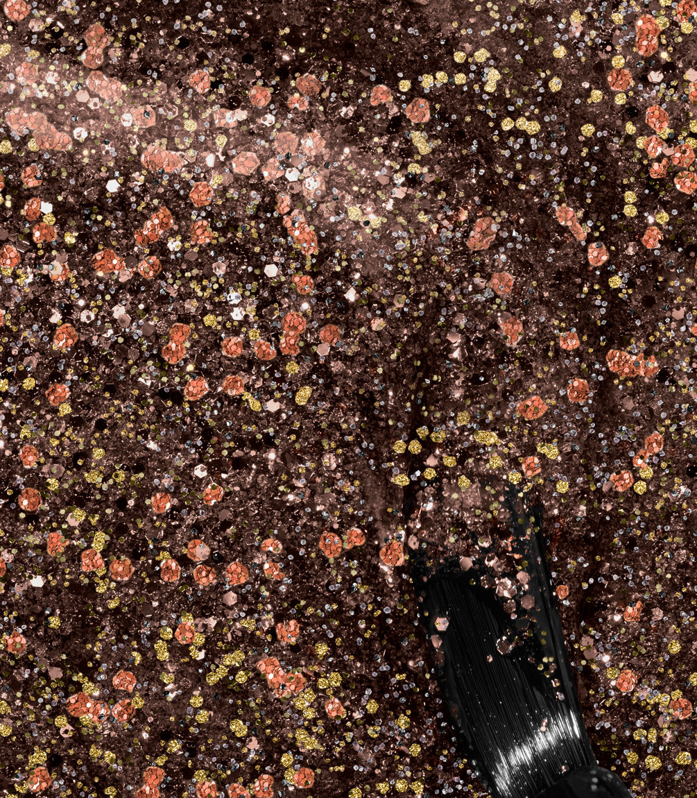 pink-gellac-422-espresso-bean-gel-nagellack-braun-glitzer image 2