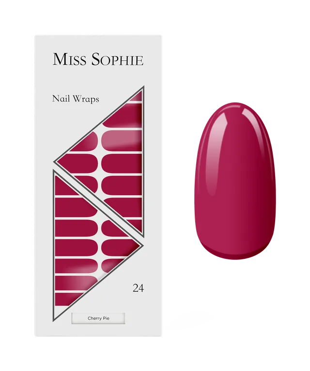 miss-sophie-cherry-pie-nagelfolien-kirschrot-solid image 1