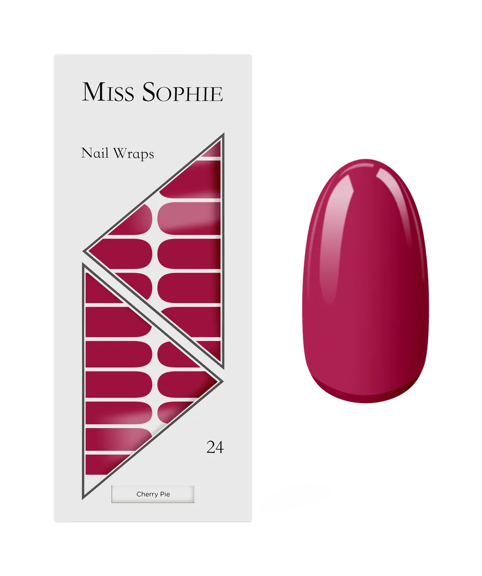 miss-sophie-cherry-pie-nagelfolien-kirschrot-solid image 1