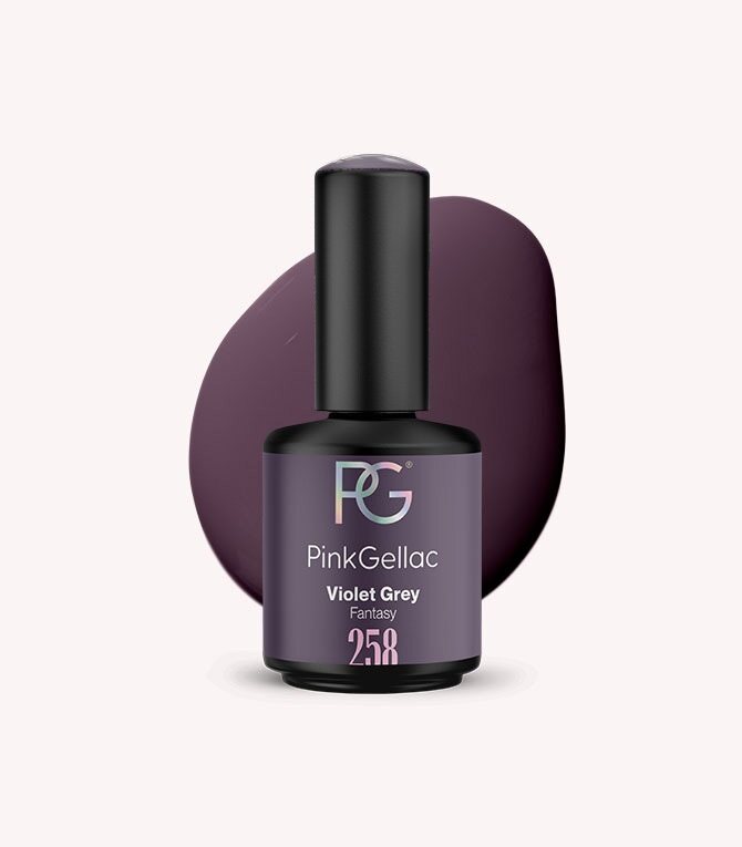pink-gellac-258-violet-grey-gel-nagellack-grau-violett-creme image 1