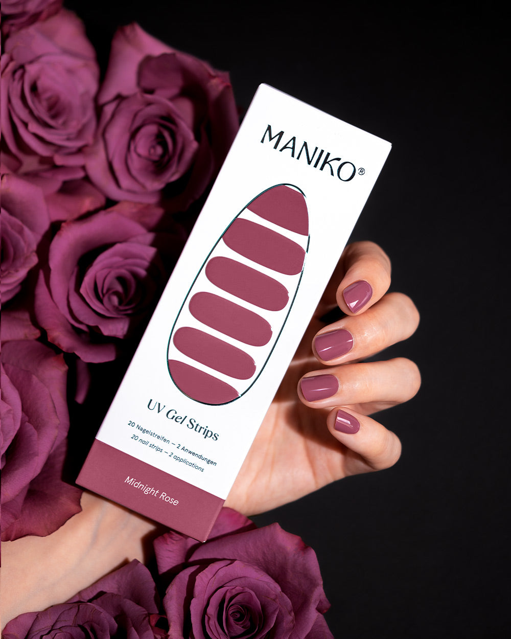 maniko-midnight-rose-uv-gel-strips image 5