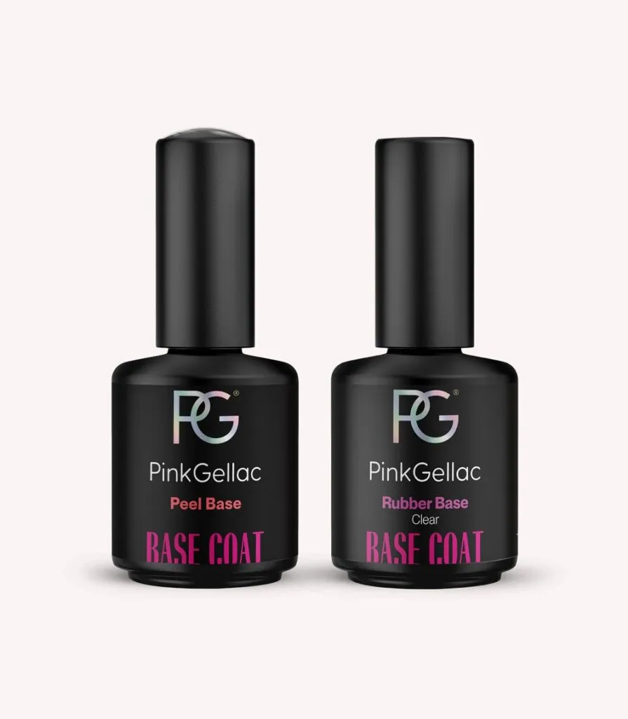 pink-gellac-rubber-base-und-peel-base-set-gel-unterlack-set image 1