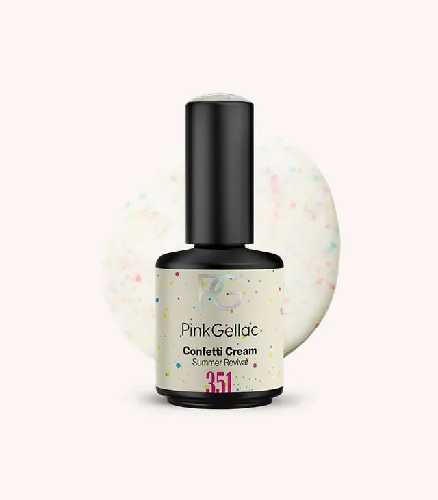 pink-gellac-351-confetti-cream-gel-nagellack-glitzer image 1