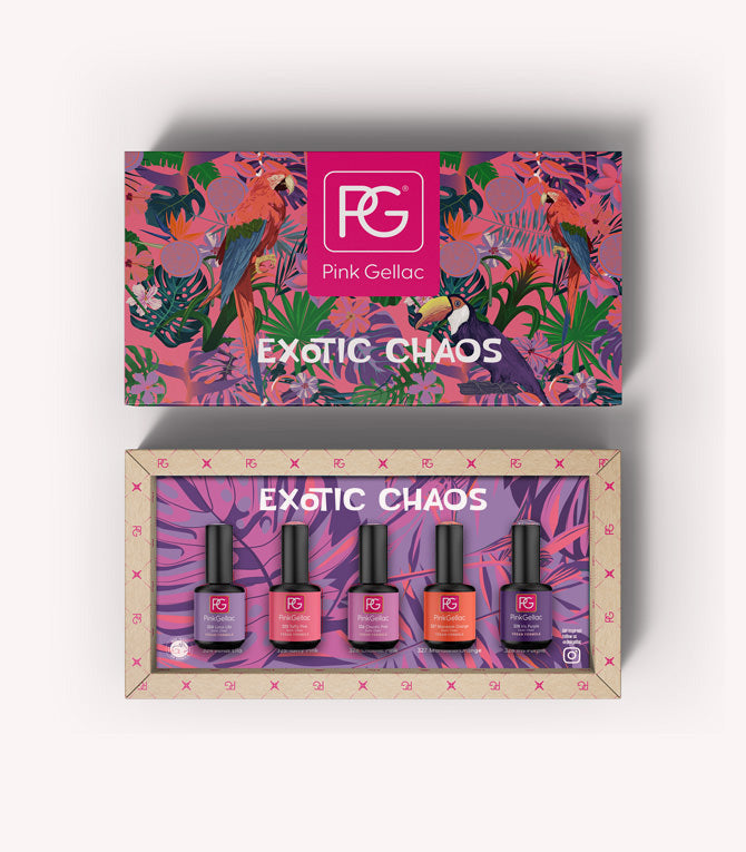 pink-gellac-exotic-chaos-kollektions-set-gel-nagellack image 1