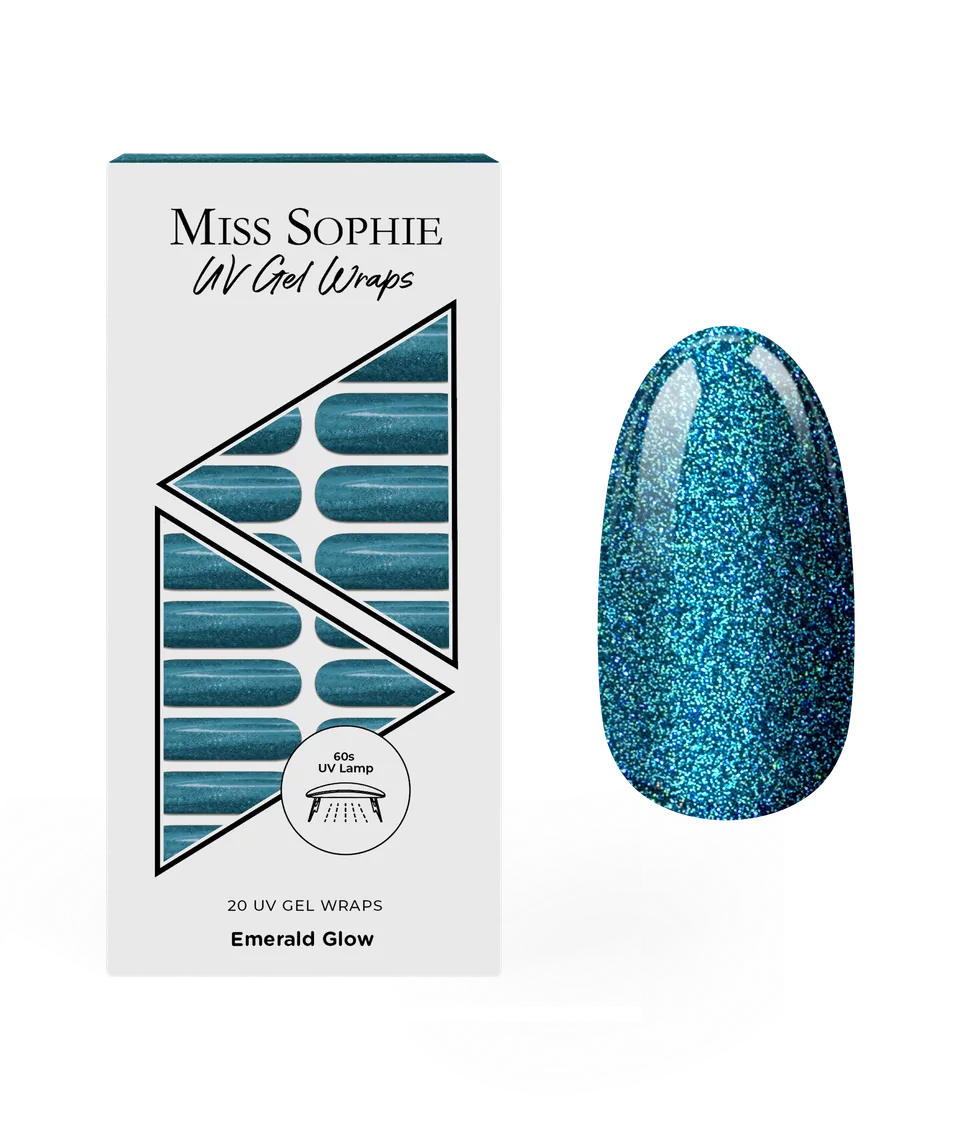 miss-sophie-emerald-glow-uv-gel-wraps image 1