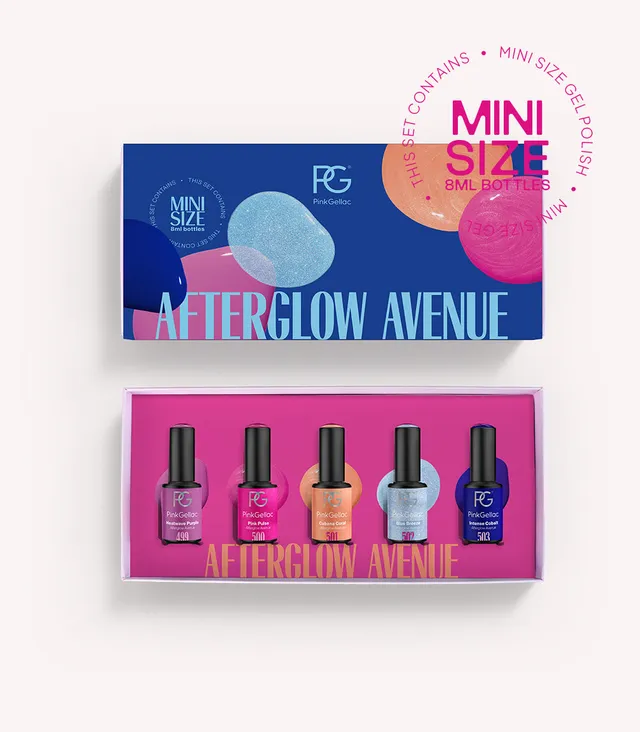 pink-gellac-afterglow-avenue-mini-set-gel-nagellack-5x-8-ml image 1