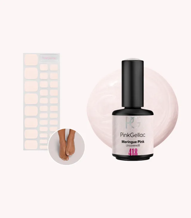 pink-gellac-418-meringue-pink-set-mani-pedi-bundle-mit-gellack image 1