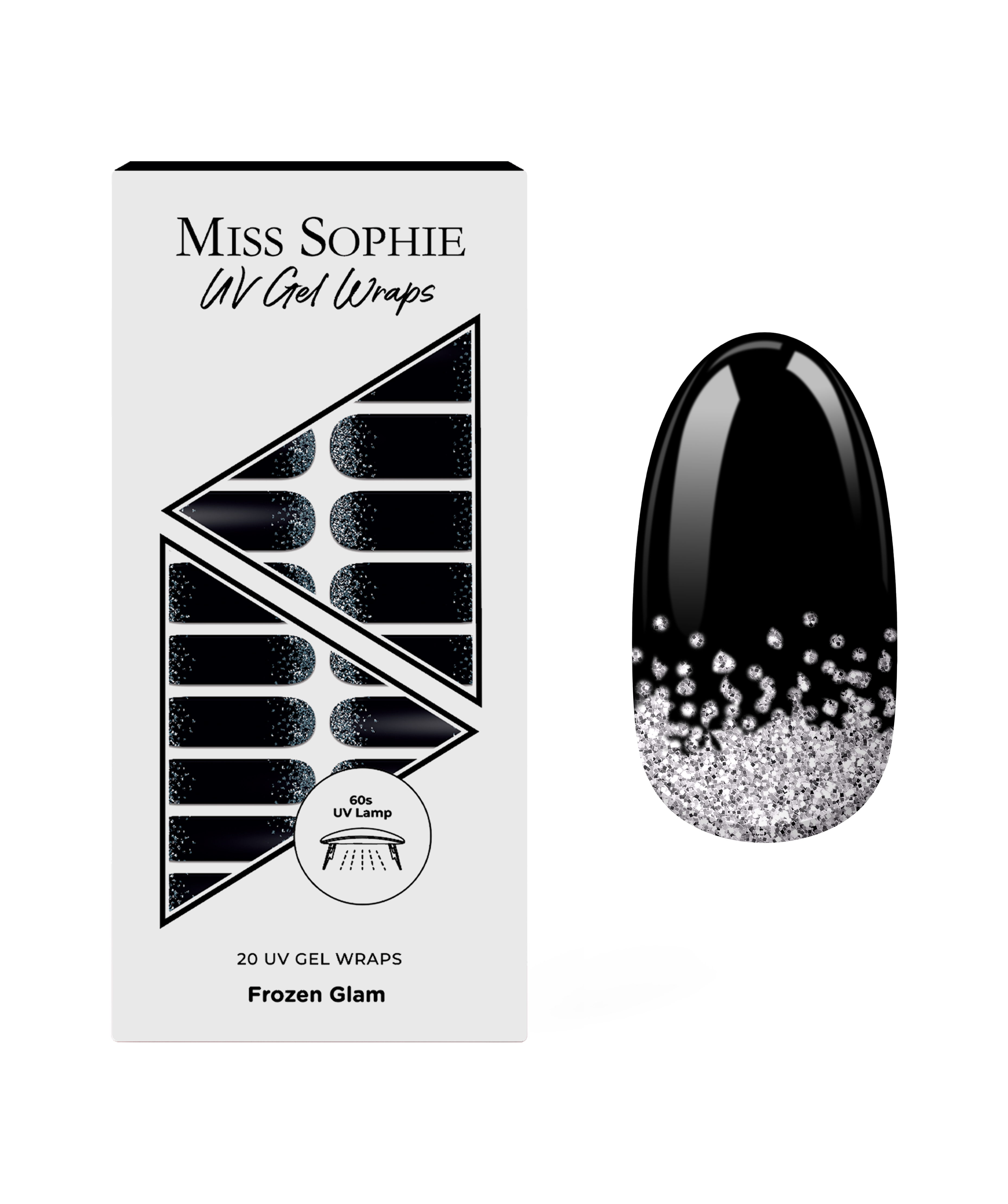miss-sophie-frozen-glam-uv-gel-nagelfolien-eis-glitzer image 1