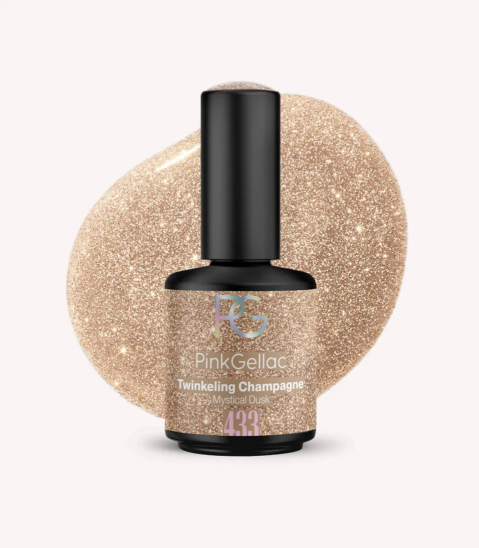 pink-gellac-433-twinkling-champagne-gel-nagellack-glitzer-gold image 1