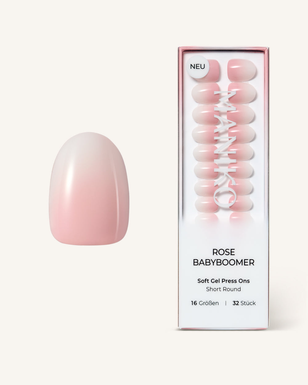 maniko-rose-babyboomer-short-round-soft-gel-press-ons image 1