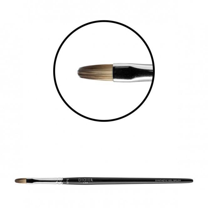 didier-lab-pinsel-f-r-gel-oval-no-6-red-sable-synthetic image 1
