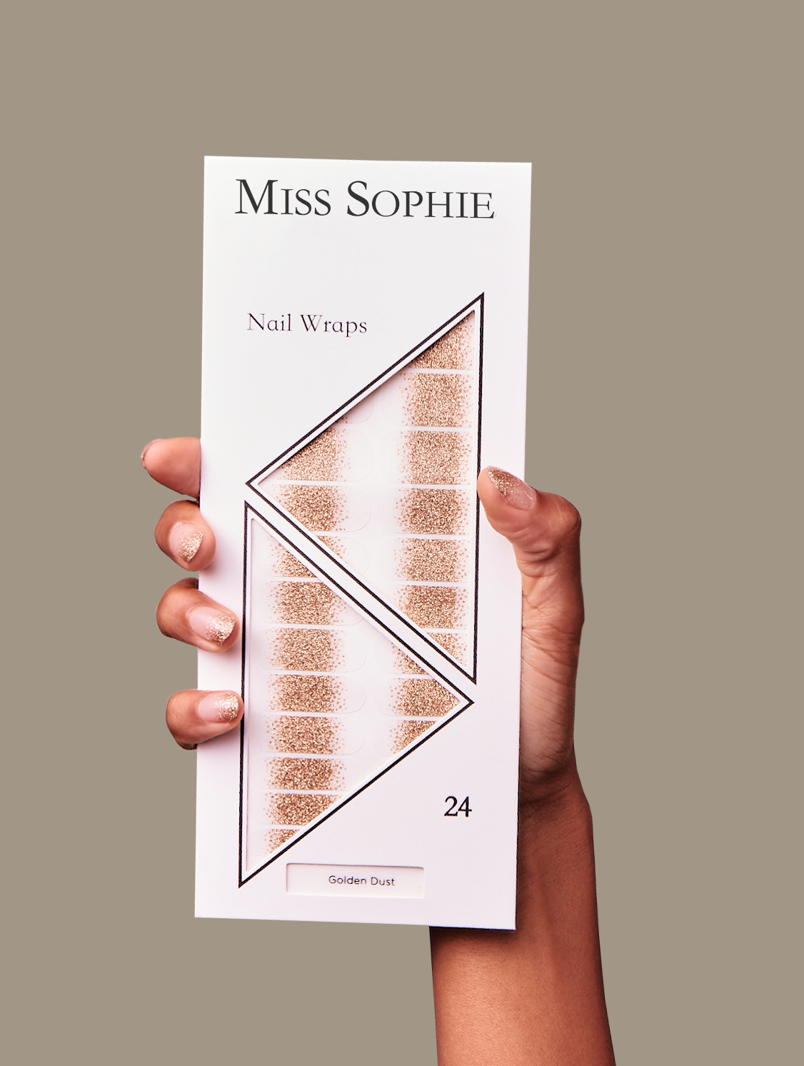 miss-sophie-golden-dust-nail-wraps-gold-glitzer-transparent image 3