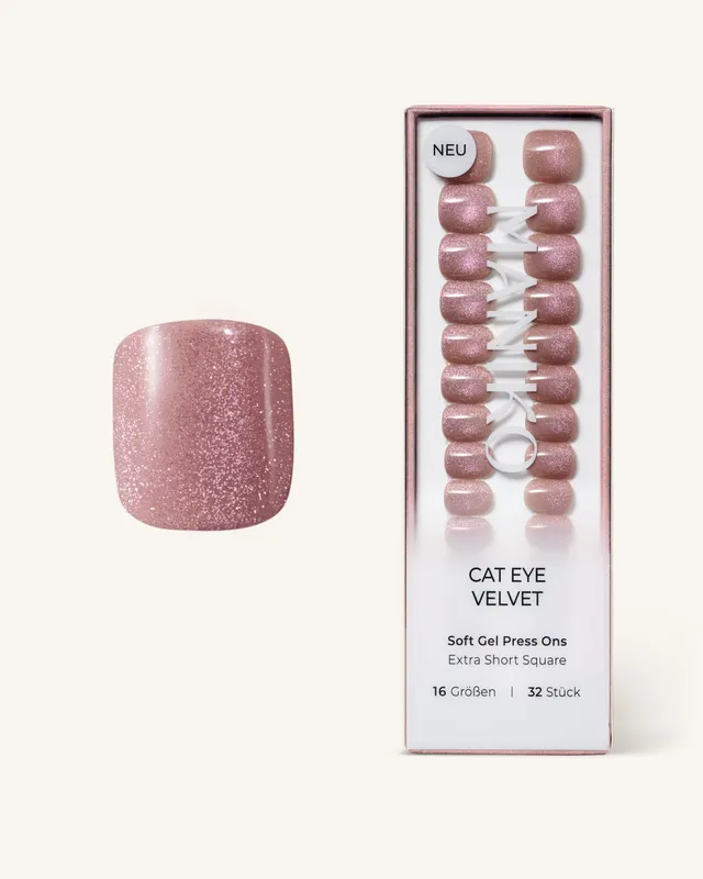 maniko-cat-eye-velvet-soft-gel-press-ons-extra-short-square image 1