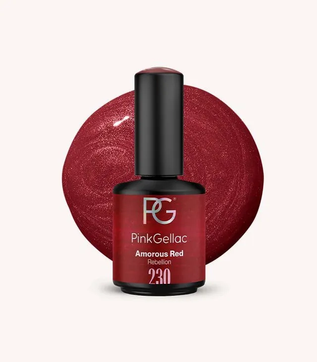 pink-gellac-230-amorous-red-gel-nagellack-rot-schimmer image 1