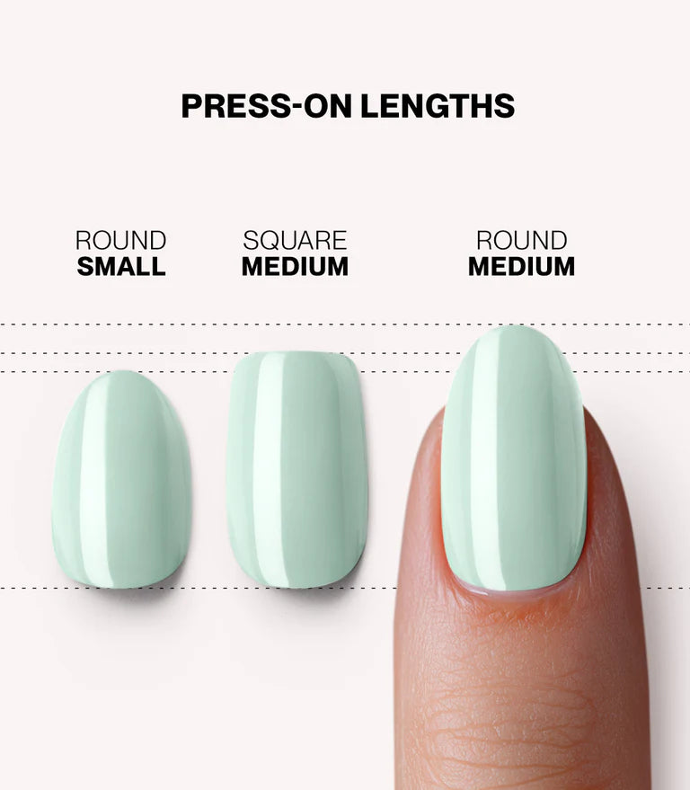 pink-gellac-488-melted-mint-set-press-on-nails-round-small-pedik-re-sticker image 3