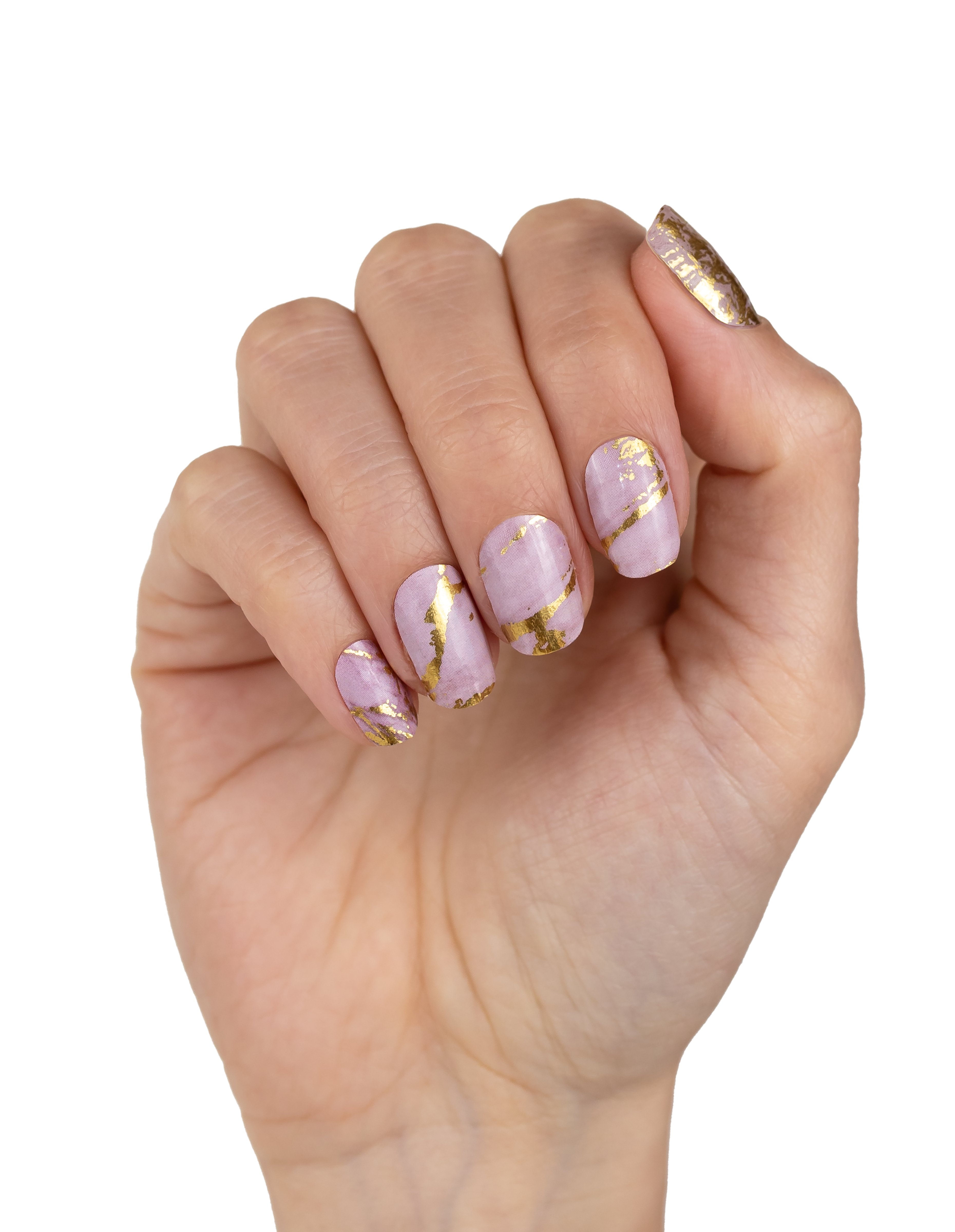 miss-sophie-sweet-cupcake-uv-gel-nagelfolien-rosa-gold-marmor image 2