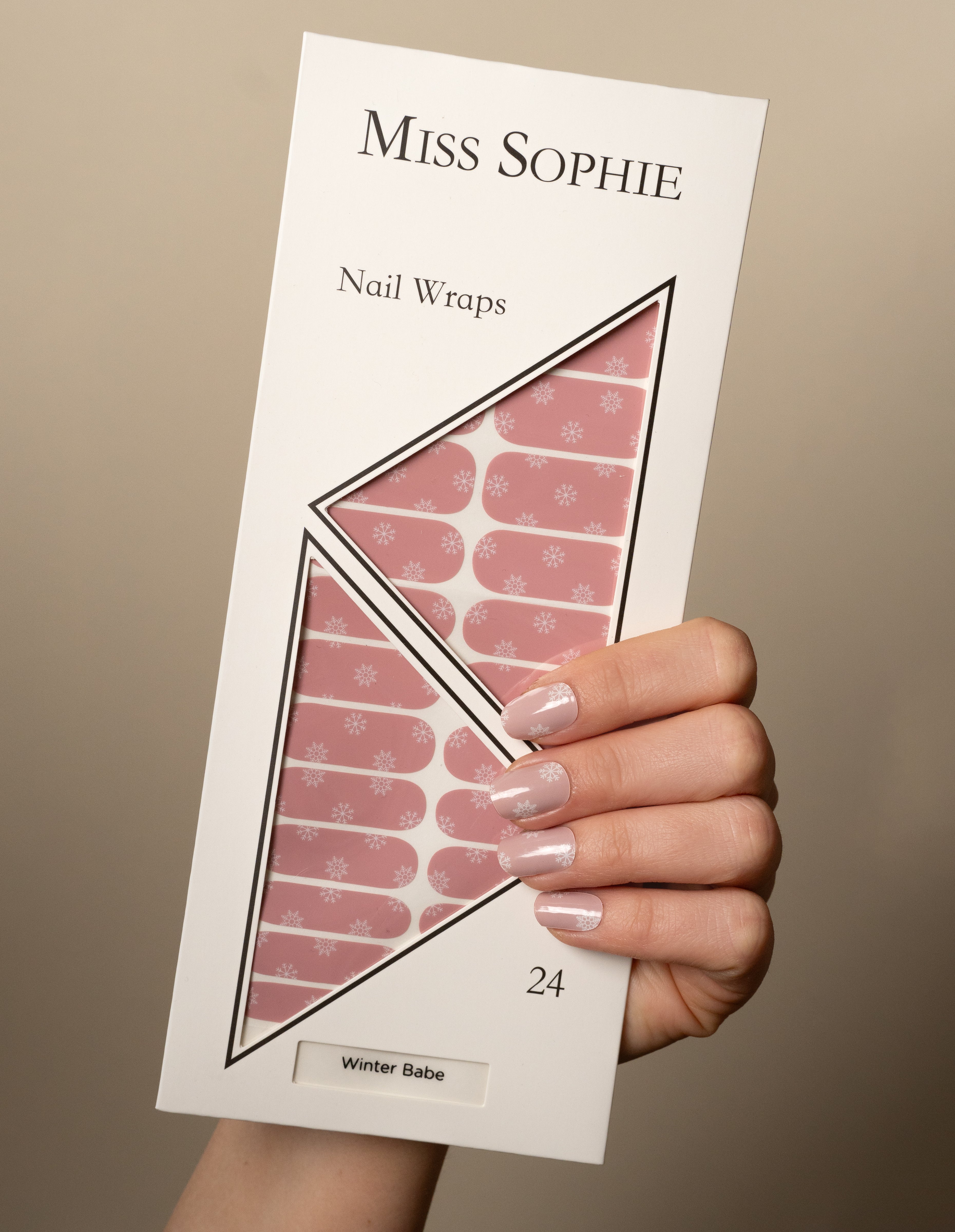 miss-sophie-winter-babe-nail-wraps-nude-rosa-schneeflocke image 3