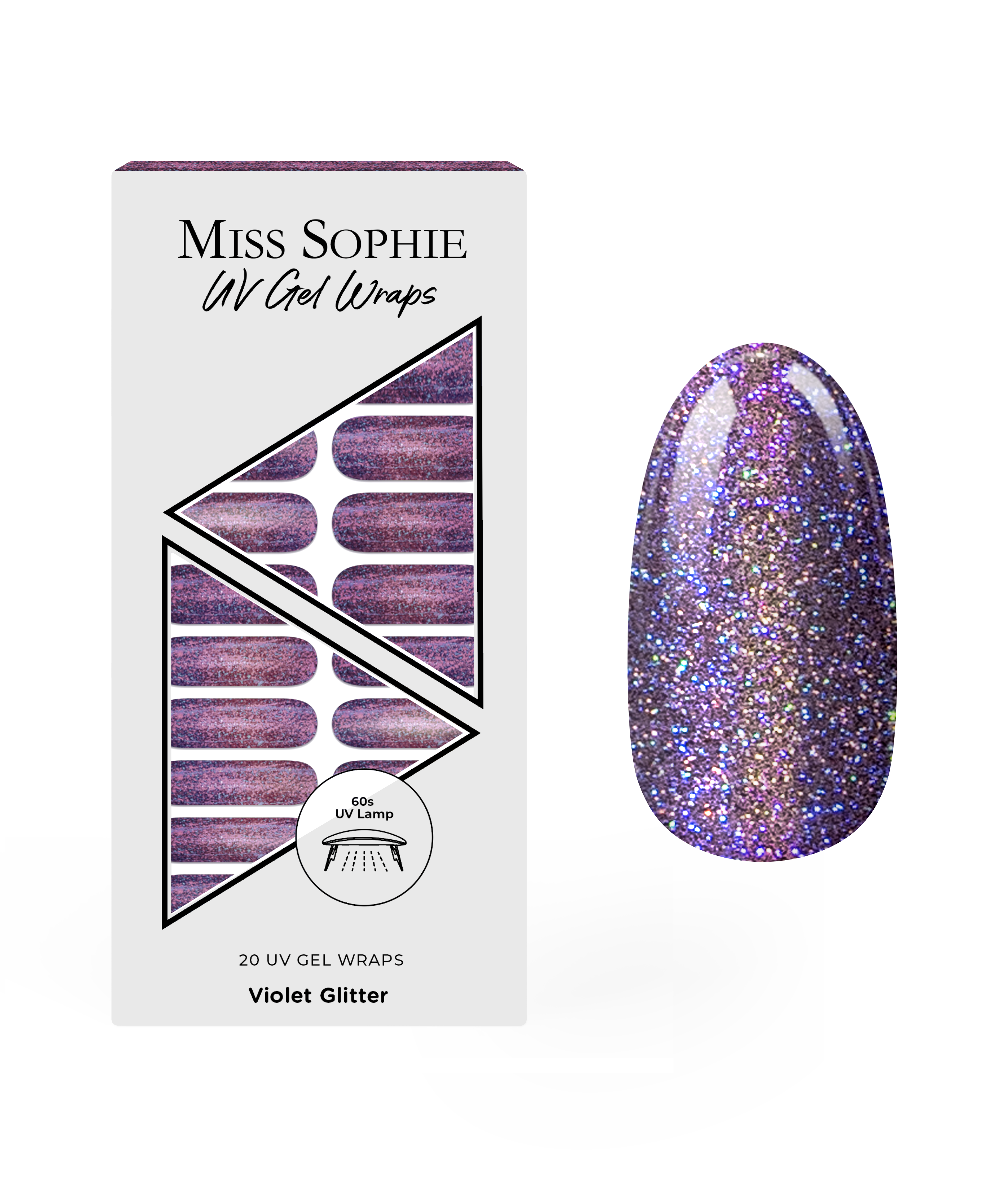 miss-sophie-violet-glitter-uv-gel-wraps-limited image 1