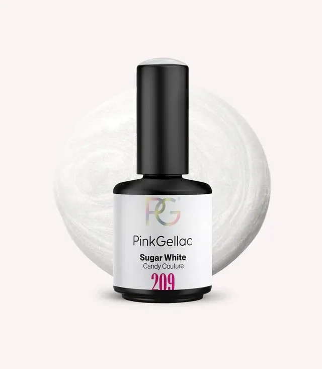 pink-gellac-209-sugar-white-gel-nagellack-metallic-glitzer image 1