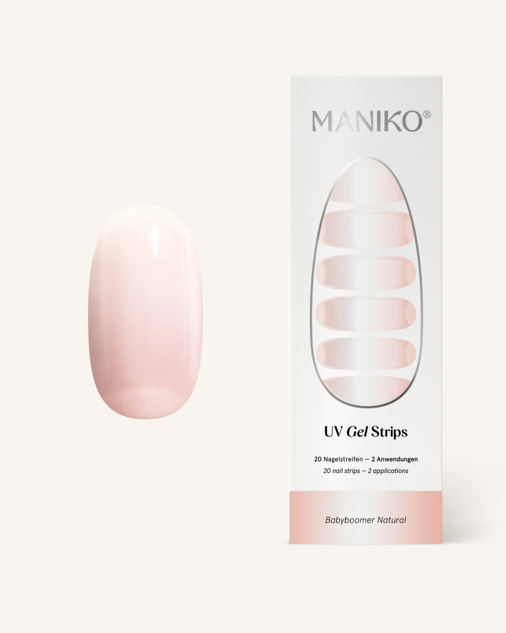 maniko-natural-babyboomer-uv-gel-strips image 1