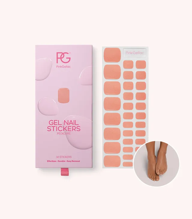pink-gellac-458-coastal-coral-pedik-re-gel-nagelsticker image 1