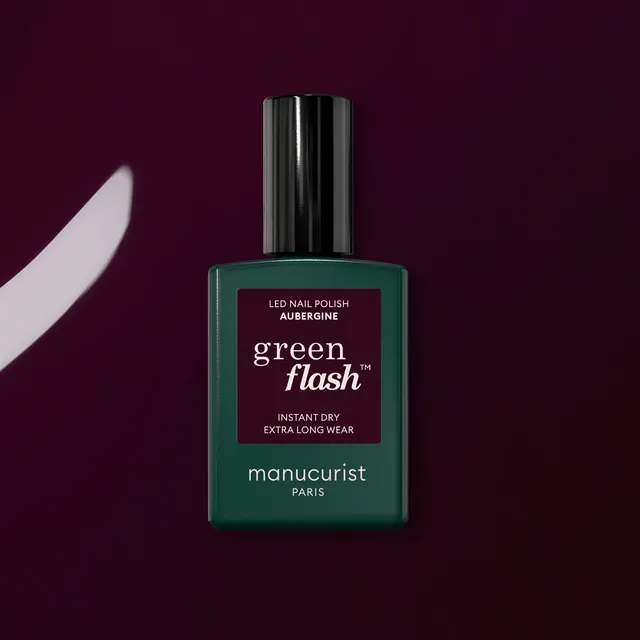 manucurist-aubergine-green-flash-gel-nagellack-dunkelviolett image 1
