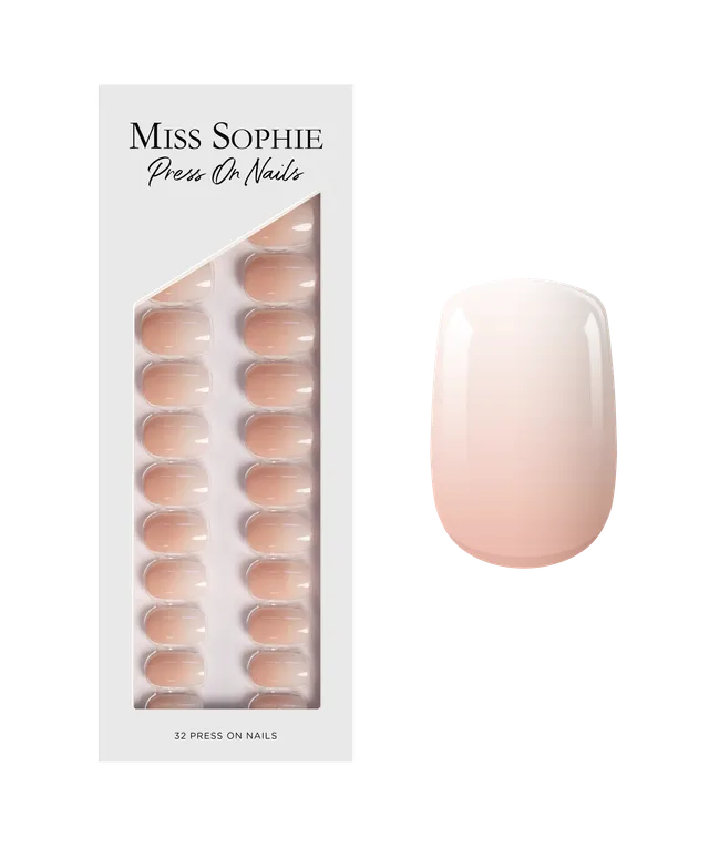 miss-sophie-nude-babyboomer-press-on-nails-short-square-kurze-eckige-kunstn-gel image 1
