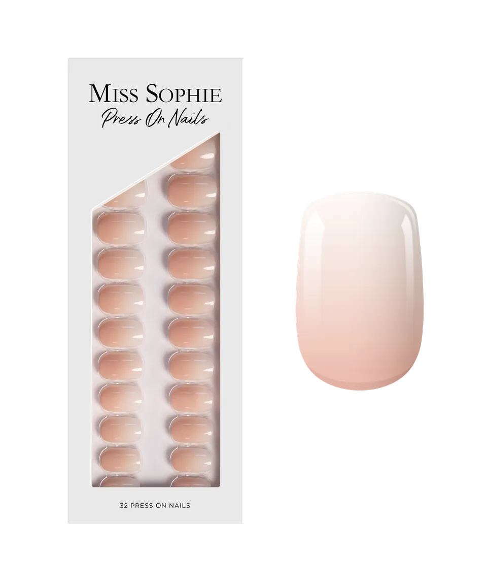 miss-sophie-nude-babyboomer-press-on-nails-short-square-kurze-eckige-kunstn-gel image 1