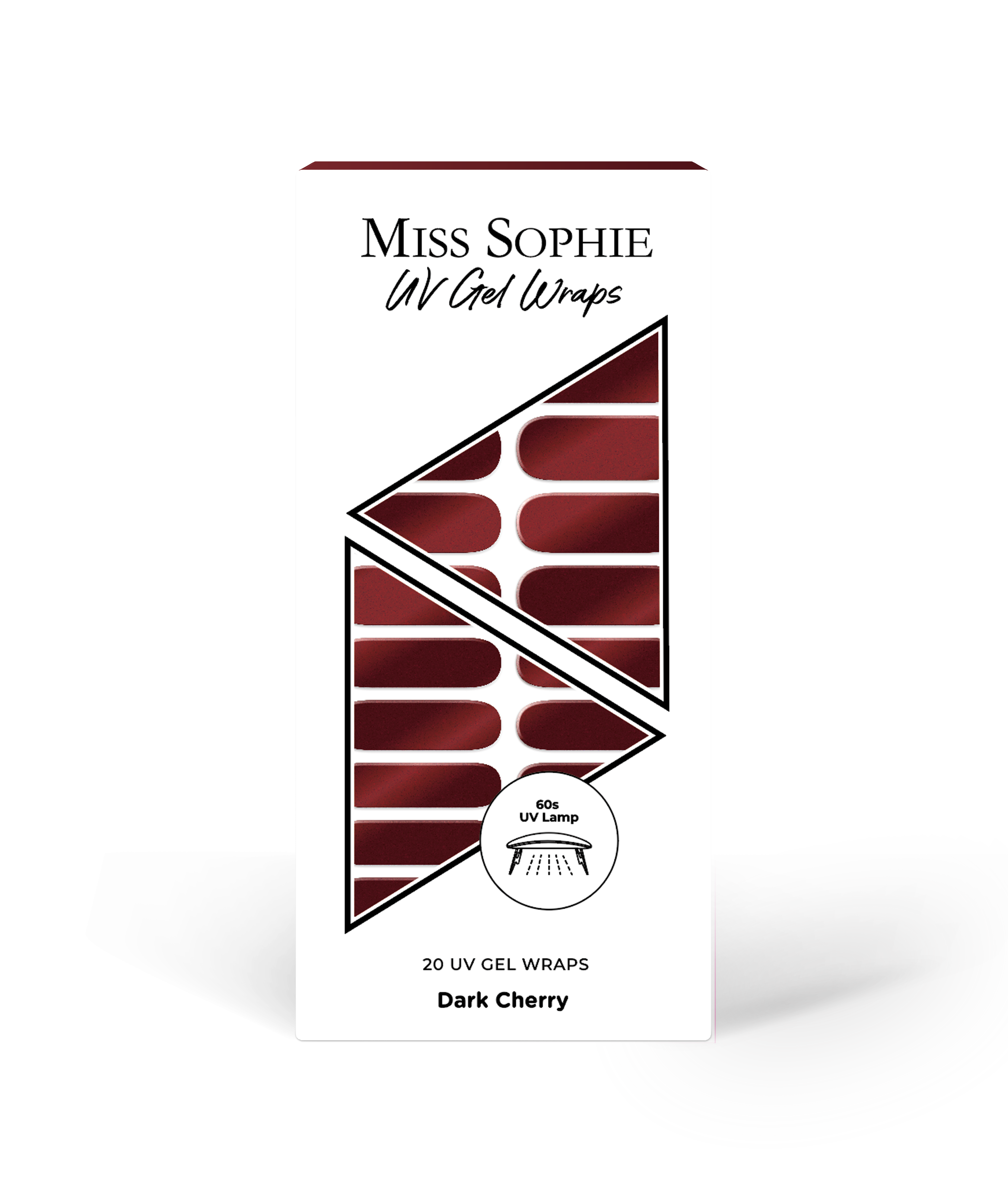 miss-sophie-dark-cherry-uv-gel-wraps-dunkelrot-pearl image 1