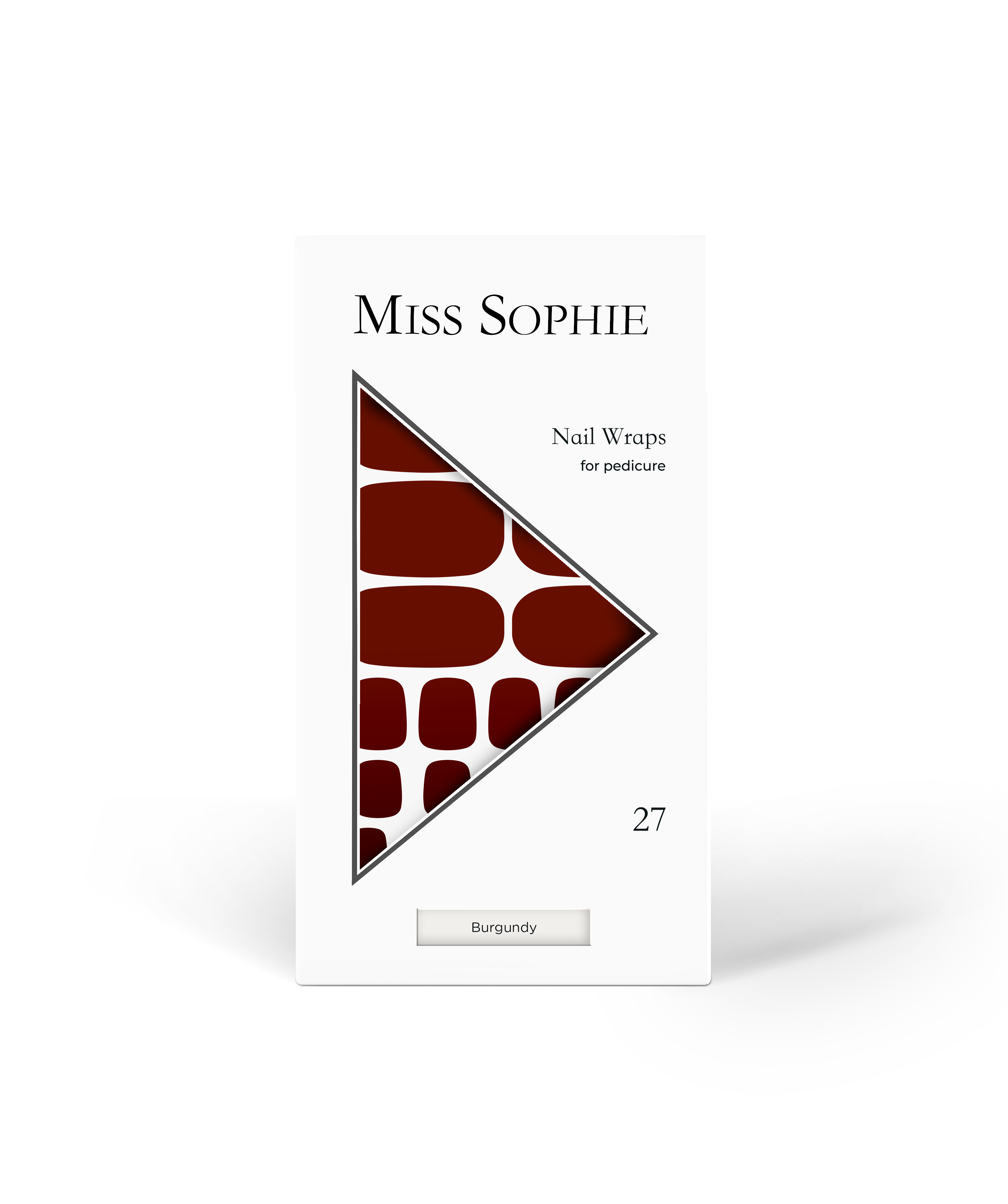 miss-sophie-burgundy-pedicure-nagelfolien image 3