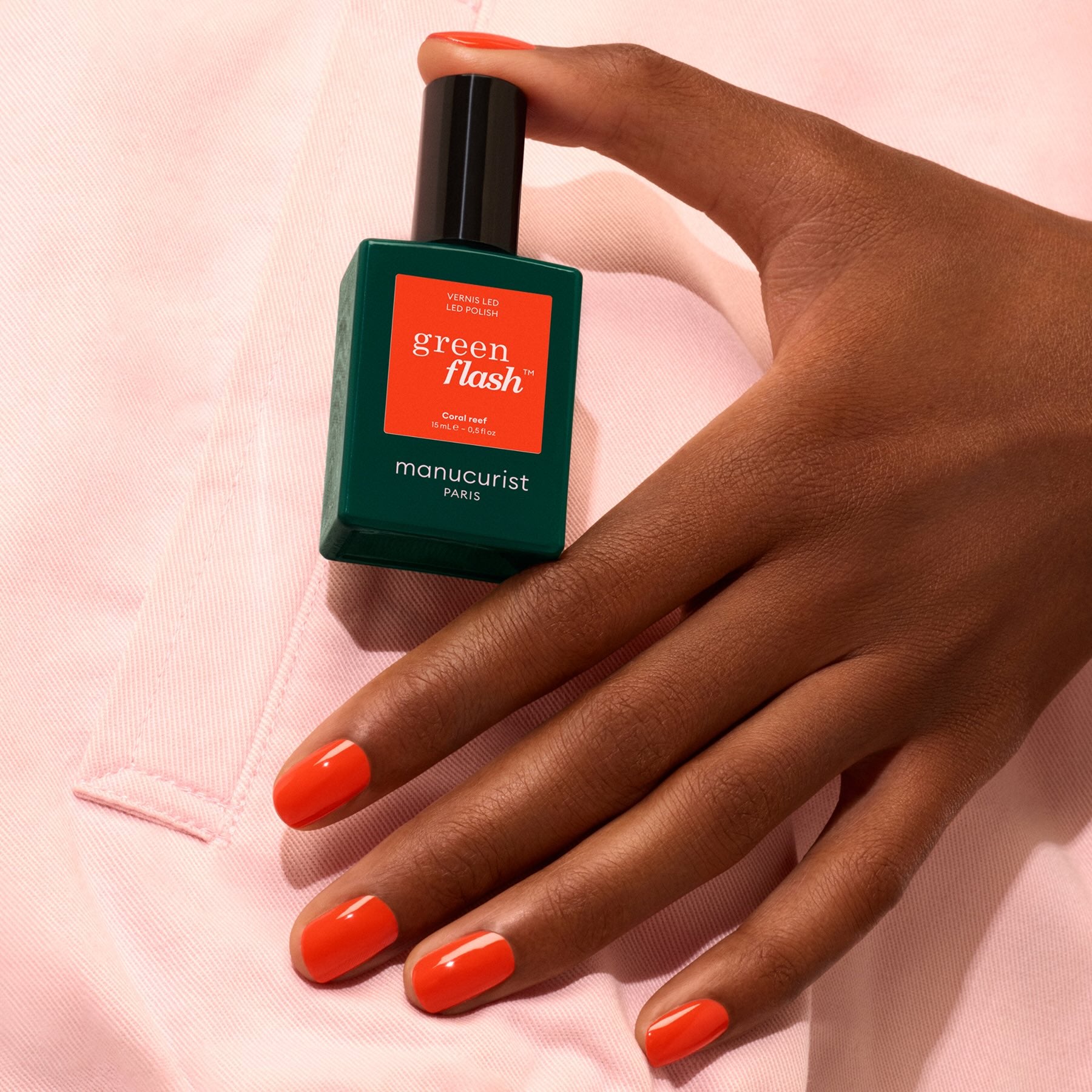 manucurist-green-flash-gel-nagellack-coral-reef-orangerot image 3