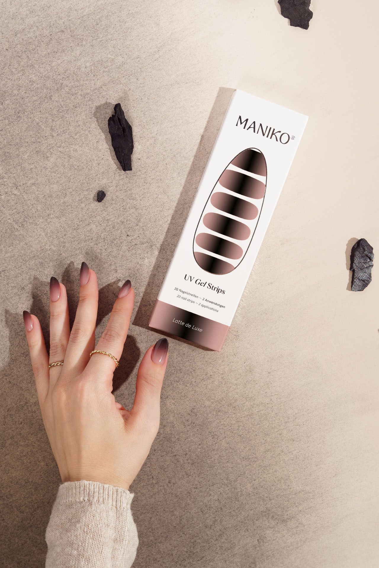 maniko-latte-de-luxe-uv-uv-gel-strips-mit-creme-braun-verlauf image 3