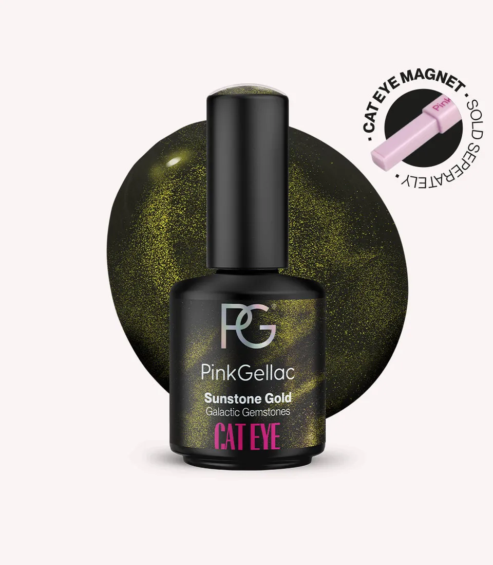 pink-gellac-cat-eye-sunstone-gold-gel-nagellack image 1